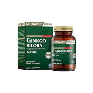 Nutraxin Ginkgo Biloba: Boost Memory & Focus - Natural Brain Health Supplement for Vegans & Vegetarians - 60 Tablets Nutraxin Ginkgo Biloba: Boost Memory & Focus Naturally Ginkgo Biloba supplement, memory enhancement supplement, cognitive support supplement, natural brain health supplement, vegetarian ginkgo biloba, vegan ginkgo biloba, Ginkgo Biloba extract tablet, brain health supplement for adults, ginkgo biloba, memory, focus, cognitive function, brain health, natural supplement, vegan supplement, veget
