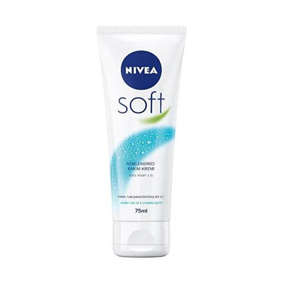 Nivea Soft Krem: Hydrating Skin Moisturizer for Soft, Smooth, and Refreshing Skin - 75ml