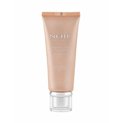 Note Mineral Foundation 401: High Coverage, Non-Comedogenic & Paraben-Free for All Skin Types - Coral Seaweed Enriched, 