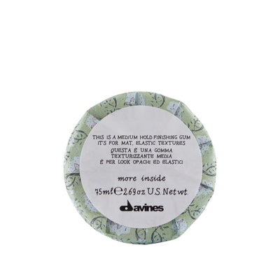 Davines Hair Styling Gum - Medium Hold Finishing Gum for Hair Styling, 2.54 fl oz