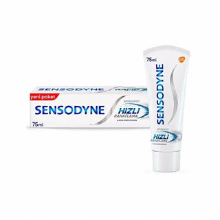 Sensodyne Rapid Relief Whitening Toothpaste for Sensitive Teeth - 2.54 fl oz Sensodyne Rapid Relief Whitening Toothpaste - 2.54 fl oz sensitive toothpaste, whitening toothpaste, Sensodyne, rapid relief toothpaste, oral care for sensitive teeth, tooth sensitivity relief, clinically proven toothpaste, long-lasting protection toothpaste, whitening and stain prevention toothpaste, gentle on teeth and gums
