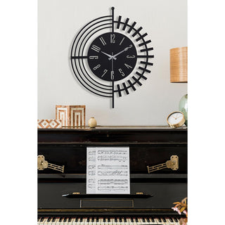 Muyika 41x41cm Metal Modern Wall Clock - Silent Sweep Mechanism, Modern Home Decor Muyika Metal Wall Clock - Modern Decor, Silent Operation Wall Clock, Metal Wall Clock, Silent Wall Clock, Modern Home Decor, Large Wall Clock, Decorative Clock, Home Accessories, Office Decor, Silent Sweep Mechanism, Metallic Clock, Modern Clock, Interior Design, Home Furnishing
