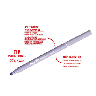 Carioca Pastel Markers 8-Piece Set - Washable, Non-Toxic Art Supplies for Kids and Artists Carioca Pastel Markers - 8 Piece Washable Set pastel markers, washable markers, non-toxic art supplies, double-tipped markers, artistic coloring tools, kids art supplies, artist materials, Italian made, art projects, coloring tools, school supplies, gift ideas for kids, art enthusiasts