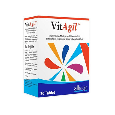 VitAgil Multivitamin Supplement for Overall Wellness - 30 Tablets