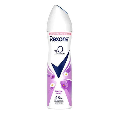 Rexona Mystic Love Women's Deodorant Spray - 48 Hour Protection, Aluminum-Free, Floral Fragrance