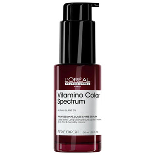 Vitamino Color Spectrum Glass Shine Hair Serum: UV & Heat Protection, Anti-Frizz - Color Safe Shine Serum for Color Treated Hair Vitamino Hair Serum: Color Protection & Shine | Heat/UV Protectant hair serum, color treated hair, UV protection hair, heat protectant, shine serum, anti-frizz serum, color safe hair serum, glass shine hair serum, vitamin color serum, hair styling treatment, hair protection, color protection, hair shine, anti frizz, heat protection, UV protection, color safe, hair treatment, hair 