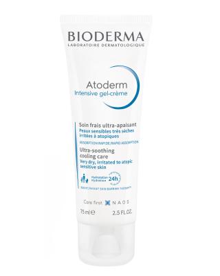 Bioderma Atoderm Intensive Gel Creme - 75ml Moisturizing Cream for Dry & Sensitive Skin Bioderma Atoderm Intensive Gel Creme - Moisturizing Cream for Dry Skin moisturizing cream, sensitive skin care, hypoallergenic skincare, dry skin relief, Bioderma Atoderm, glycerin, shea butter, olive oil, niasinamid, skincare for dry skin, fragrance-free products, clinically tested skincare, hydration, skin nourishment, skincare essentials