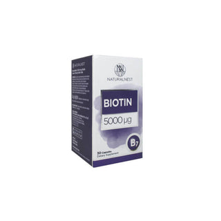 Naturalnest Biotin 5000ug 30 Capsules