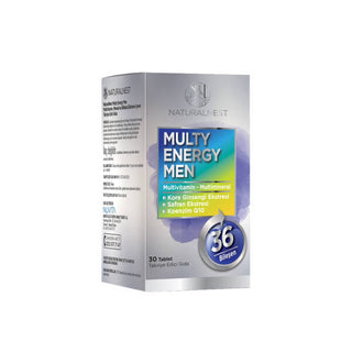 Naturalnest Multi Energy Men 30 Tablets