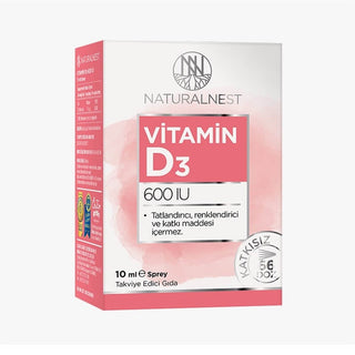 Naturalnest Vitamin D3 600 IU Spray 10 ml