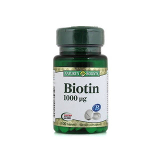 Nature's Bounty Biotin 1000μg 100 Tablets