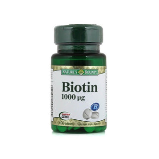 Nature's Bounty Biotin 1000 mcg 100 Tablets