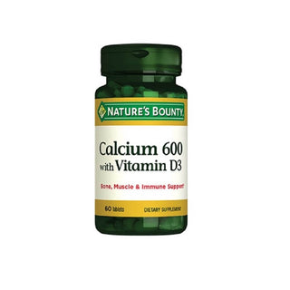 Nature's Bounty Calcium 600 With Vitamin D3 60 Tablets