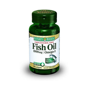 Nature's Bounty Fish Oil 1000mg Omega-3 - 50 Capsules | Premium Quality