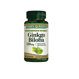 Nature's Bounty Ginkgo Biloba 120 mg 60 Capsules