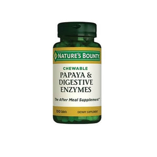 Nature's Bounty Papaya & Digestive Enzymes 100 Tablets