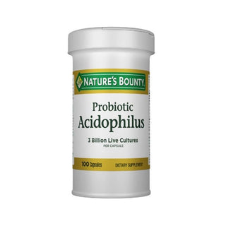 Nature's Bounty Probiotic Acidophilus 100 Capsules