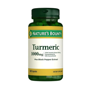 Natures Bounty Turmeric 1000 mg Plus Black Pepper 60 Capsules