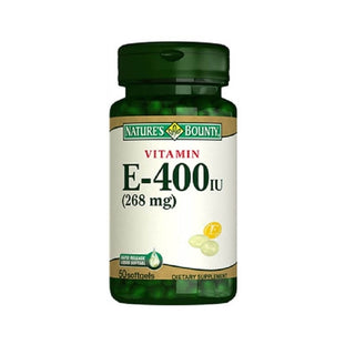 Nature's Bounty Vitamin E-400 IU 50 Soft Capsules