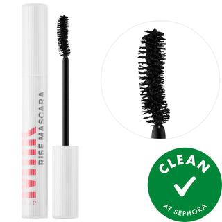 RISE Natural Lifting + Lengthening Mascara - Cruelty-Free, Vegan Cosmetics for Everyday Makeup RISE Natural Mascara - Cruelty-Free & Vegan Natural Mascara, Cruelty-free Makeup, Lash Lift Mascara, Lengthening and Curling Mascara, Vegan Cosmetics, Everyday Makeup, Clean Beauty, Natural Ingredients, Lash Care, Eye Makeup, Mascara, Vegan Beauty Products, Cruelty-Free Cosmetics, Makeup for Sensitive Eyes