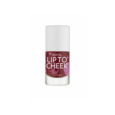 Pastel Lip To Cheek Tint - Carmen: Vegan, Raspberry Scented, & Hyaluronic Acid Infused for Natural Color & Hydration