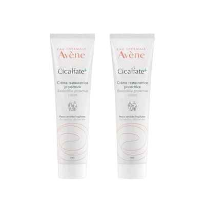 Avene Cicalfate: Advanced Skin Repair Cream - Soothing Relief for Damaged, Irritated & Sensitive Skin (Pack of 2)