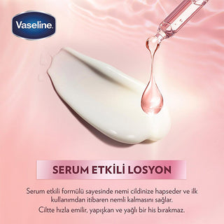Vaseline Gluta-Hya Serum Etkili Canlandırıcı Vücut Losyonu - Moisturizing Body Lotion with Hyaluronic Acid & GlutaGlow Technology Vaseline Gluta-Hya Serum Body Lotion - Hydrate & Brighten Vaseline Gluta-Hya Serum Body Lotion, Moisturizing Body Lotion, Skin Brightening Lotion, Hyaluronic Acid Body Care, Dermatologically Tested Skincare, Hydrating Body Lotion, Brightening Body Care, GlutaGlow Technology, Niacinamide Enriched, Non-Greasy Moisturizer, Daily Skincare, Sensitive Skin Friendly, Radiant Skin, Dry S