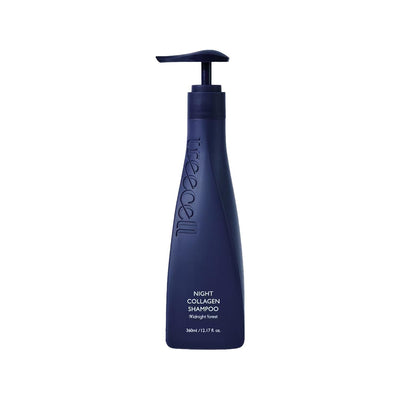 Treecell Collagen Night Shampoo - Midnight Forest, 12.18 fl oz - Nourishing Overnight Hair Treatment with Collagen for R