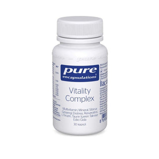 Pure Vitality Complex Dietary Supplement - Multivitamin, Vegan & Vegetarian Friendly, 30 Capsules Pure Vitality Complex - Multivitamin for Vegans & Vegetarians Dietary Supplement, Multivitamin, Vegan Supplement, Vegetarian Supplement, Ginseng Supplement, Resveratrol, Taurine, L-Tyrosine, Health Supplement, Vegan Friendly, Vegetarian Friendly, Energy Boost, Mental Clarity, Nutritional Support