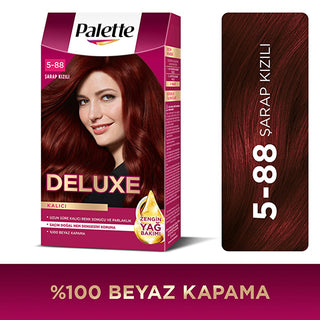 Palette Deluxe Şarap Kızılı Hair Dye - Long-Lasting Wine Red Hair Color with Nourishing Properties Palette Deluxe Wine Red Hair Dye - Long-Lasting & Nourishing Hair Dye, Şarap Kızılı Hair Color, Long-lasting Hair Color, Nourishing Hair Dye, Wine Red Hair Dye, Palette Deluxe, Hair Care, Hair Coloring, Vibrant Hair Color, Healthy Hair, Cosmetic, Beauty Product