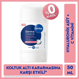 Nivea Derma Control Natural Stick Deodorant 50ml