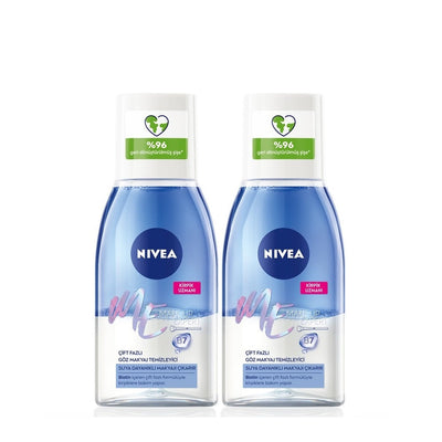 Nivea Double Effect Eye Makeup Remover Duo Set 2x125ml