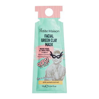Petite Maison Green Clay Face Mask: Deep Cleansing, Oil Control with Pink Grapefruit & Shea Butter - Natural Clay Mask for Oily & Combination Skin Petite Maison Green Clay Mask: Deep Cleanse & Oil Control Green clay face mask, Deep cleansing facial mask, Oil control face mask, Pink grapefruit skincare, Natural clay mask, Petite Maison mask, Shea butter face mask, Clay mask for oily skin, facial mask, oily skin, combination skin, deep cleanse, skincare, natural ingredients, pink grapefruit extract, shea butt