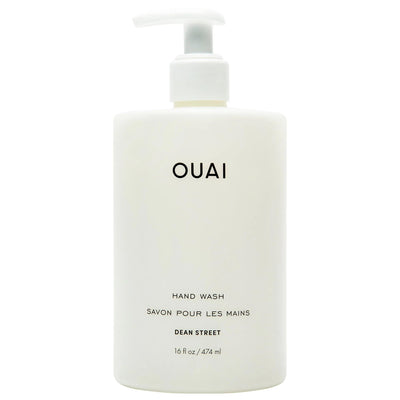 OUAI Exfoliating Hand Wash: Moisturizing Hand Soap with Natural Jojoba Beads, Rosehip & Floral Scent - Cruelty-Free & Hy
