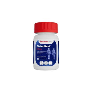 İmuneks Farma OsteoNext Plus Dietary Supplement for Bone Health - 30 Tablets, Calcium, Magnesium, Vitamin D3 OsteoNext Plus - Calcium & Vitamin D3 Supplement dietary supplement, calcium supplement, vitamin D3 supplement, magnesium supplement, bone health, gluten-free supplement, lactose-free supplement, sugar-free supplement, İmuneks Farma, OsteoNext Plus, bone density support, mineral balance, family health supplement