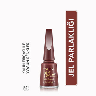 Flormar Jelly Look Plum It Up Nail Polish: Bordo Gel Finish, High Pigment, Long Lasting, Salon Quality at Home Flormar Jelly Plum Nail Polish: Gel Look, High Pigment, Long Lasting Jelly nail polish, Gel look nail polish, High pigment nail polish, Glossy nail polish, Long lasting nail polish, Bordo nail polish, Plum nail polish, Flormar nail polish, Salon quality nail polish, Easy to apply nail polish, nail polish, gel nail polish, high shine nail polish, vibrant nail color, manicure, nail art, beauty trends