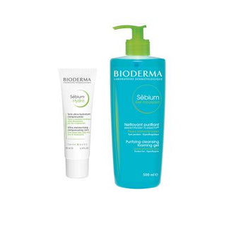 Bioderma Sebium: Hydra Cream & Yıkama Jel Set for Oily, Acne-Prone Skin | Gentle Cleansing, Intense Hydration, Hypoallergenic, Non-Comedogenic Bioderma Sebium: Oily Acne Skin Hydration & Cleansing Set Bioderma Sebium Hydra Cream, Bioderma Sebium Yıkama Jel, oily skin cleanser, acne prone skin moisturizer, hypoallergenic skincare, non-comedogenic cleanser, hydrating cream for oily skin, facial cleansing gel for acne, Sebium Hydra, Sebium Yıkama, skincare set, cream, cleanser, oily skin, acne-prone skin, hypo