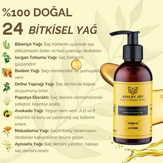 Ashley Joy Hair Care Oil - 100ml Botanical Blend for Damaged, Colored Hair - Moisturizing, Anti-Hair Loss & UV Protection Ashley Joy Hair Oil: Repair Damaged & Colored Hair Naturally hair care oil, botanical hair oil, hair oil for damaged hair, hair oil for colored hair, hair growth oil, anti-hair loss oil, natural hair oil, Ashley Joy hair oil, baobab oil for hair, hair moisturizing oil, hair oil, botanical oils, vitamin A, vitamin E, baobab oil, colored hair, damaged hair, hair repair, hair growth, anti-b