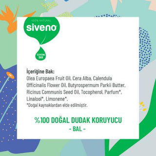 Siveno Natural Lip Care Balm with Honey & Shea Butter - Cruelty-Free, Paraben-Free Lip Moisturizer Siveno Natural Lip Balm - Cruelty-Free & Paraben-Free natural lip balm, cruelty-free lip care, honey lip balm, shea butter lip moisturizer, paraben-free cosmetics, lip care, natural beauty products, ethical cosmetics, sensitive lip care, clean beauty, natural ingredients, vitamin A, vitamin E, paraben-free, PEG-free, silicone-free, natural wax, lip moisturizer, dry lip solution, chapped lip repair