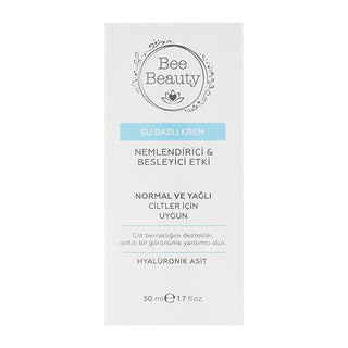 Bee Beauty Hyaluronic Acid Oil-Free Gel Cream: Intense Hydration, Radiant & Bright Skin, Strengthens Skin Barrier (1.69 fl oz) Bee Beauty Hyaluronic Acid Oil-Free Cream: Hydrate & Brighten Hyaluronic Acid Cream, Oil-Free Gel Cream, Moisturizing Gel, Hydrating Face Cream, Brightening Skin Cream, Hyaluronic acid moisturizer, Oil free face moisturizer, Facial cream vitamin e, Hyaluronic Acid, Oil-Free Formula, Panthenol, Peptide, Allantoin, Vitamin E, intense hydration, radiant skin, plump skin, fine lines, oi