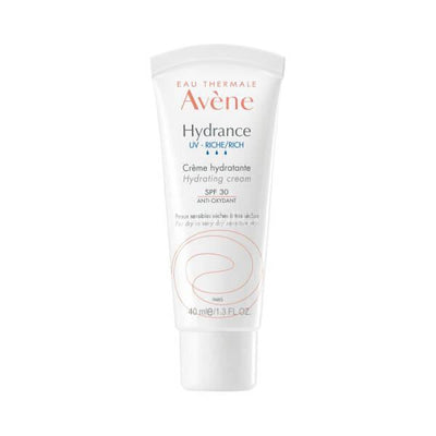Avene Hydrance UV Rich SPF 30 Cream: Intense Hydration & Sun Protection for Dry, Sensitive Skin - Avene Thermal Spring W