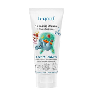 b-good Children's Toothpaste, Fluoride-Free, Natural & Vegan, Fruit Flavor - 1.69 fl oz b-good Children's Toothpaste - Natural & Fluoride-Free children's toothpaste, fluoride-free toothpaste, natural toothpaste for kids, vegan toothpaste, xylitol toothpaste, kids oral care, natural oral care, safe toothpaste for children, fruit flavored toothpaste, stevia sweetened toothpaste, healthy smile, oral hygiene for kids