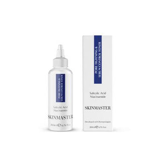 Skinmaster Pore Tightening Toner - Salicylic Acid & Niacinamide for Acne-Prone Skin, 200ml Skinmaster Pore Tightening Toner for Acne-Prone Skin pore tightening toner, sebum control toner, salicylic acid toner, niacinamide skincare, acne prone skin toner, skincare, facial toner, enlarged pores solution, acne treatment, skin health support