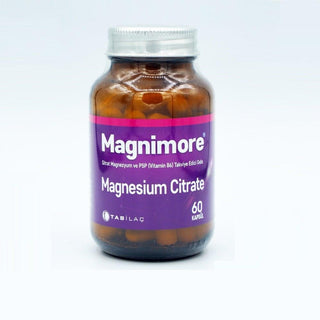 Magnimore Magnesium Citrate P5P Supplement - 60 Capsules, Vitamin B6, Magnesium Deficiency Support Magnesium Citrate P5P Supplement - 60 Capsules Magnesium Citrate, Vitamin B6 supplement, P5P, Dietary supplement, Magnesium deficiency, Muscle support, Energy production, Brain function, Immune system support, Wellness, Health supplements, Magnesium supplements, Vitamin B6 supplements