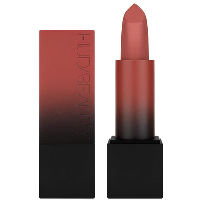 Huda Beauty Power Bullet Matte Lipstick - Unrivalled Pigment, Comfortable Wear, Full Coverage - Throwback Collection Vib