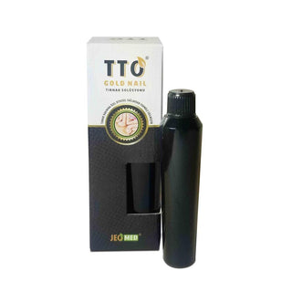 tto gold nail solution 15ml packaging, applicator of tto gold nail solution TTO Gold Nail Solution - Professional Care | 15ml TTO Gold Nail Solution 15ml - Professional Care nail-care, tto, nail-solution, nail-treatment, nail-health, nails, beauty, personal-care, skincare, ai-generated