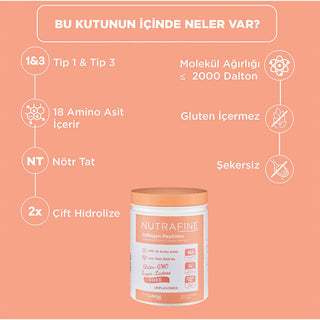 Nutrafine Bovine Collagen Double Hydrolyzed Type 1 & 3 Powder 70g