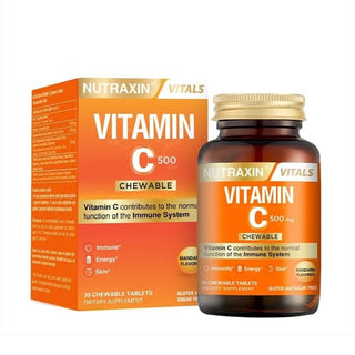 Nutraxin Vitamin C 500 mg 30 Chewable Tablets
