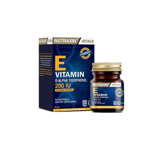 Nutraxin Vitamin E 200 IU 60 Capsules