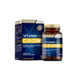 Nutraxin Vitamin Max C-D-Zinc 60 Tablets